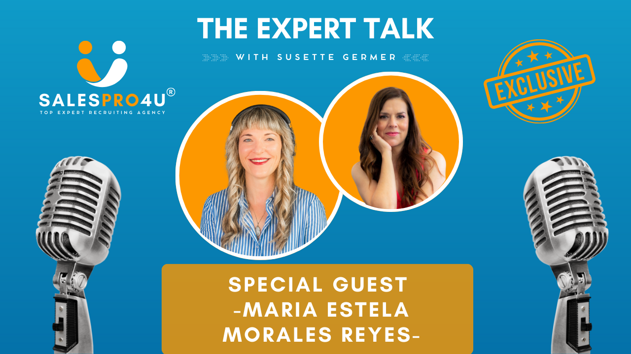 Personalvermittlung und Headhunting - SalesPro4U 7 Podcast Episode Covers YouTube Maria Estela Morales Reyes