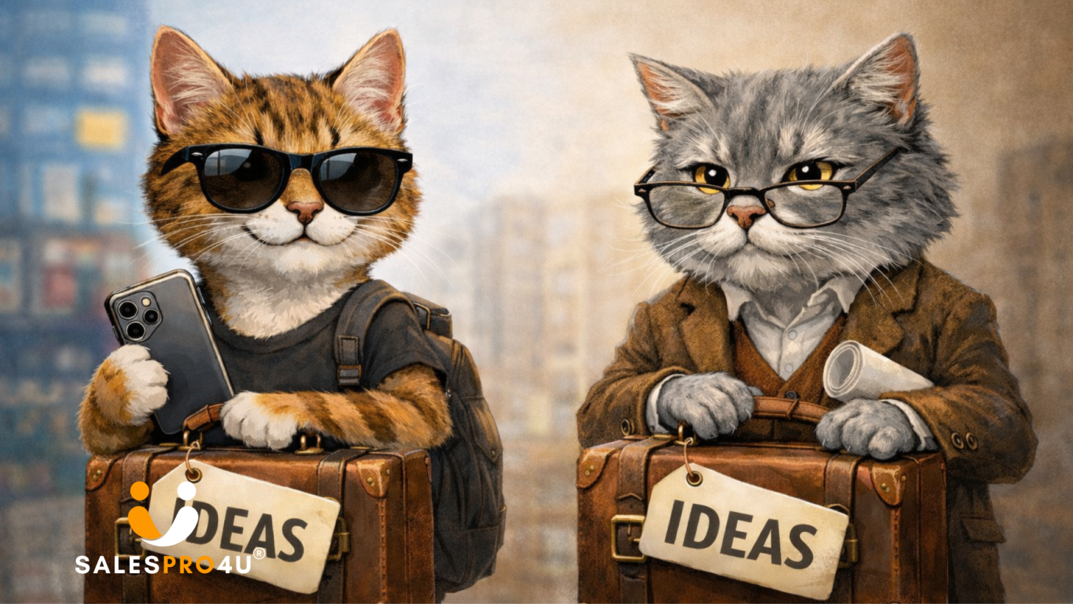 Absolvent:in oder erfahrene:r Expert:in? Beide tragen einen Koffer voller Ideen.