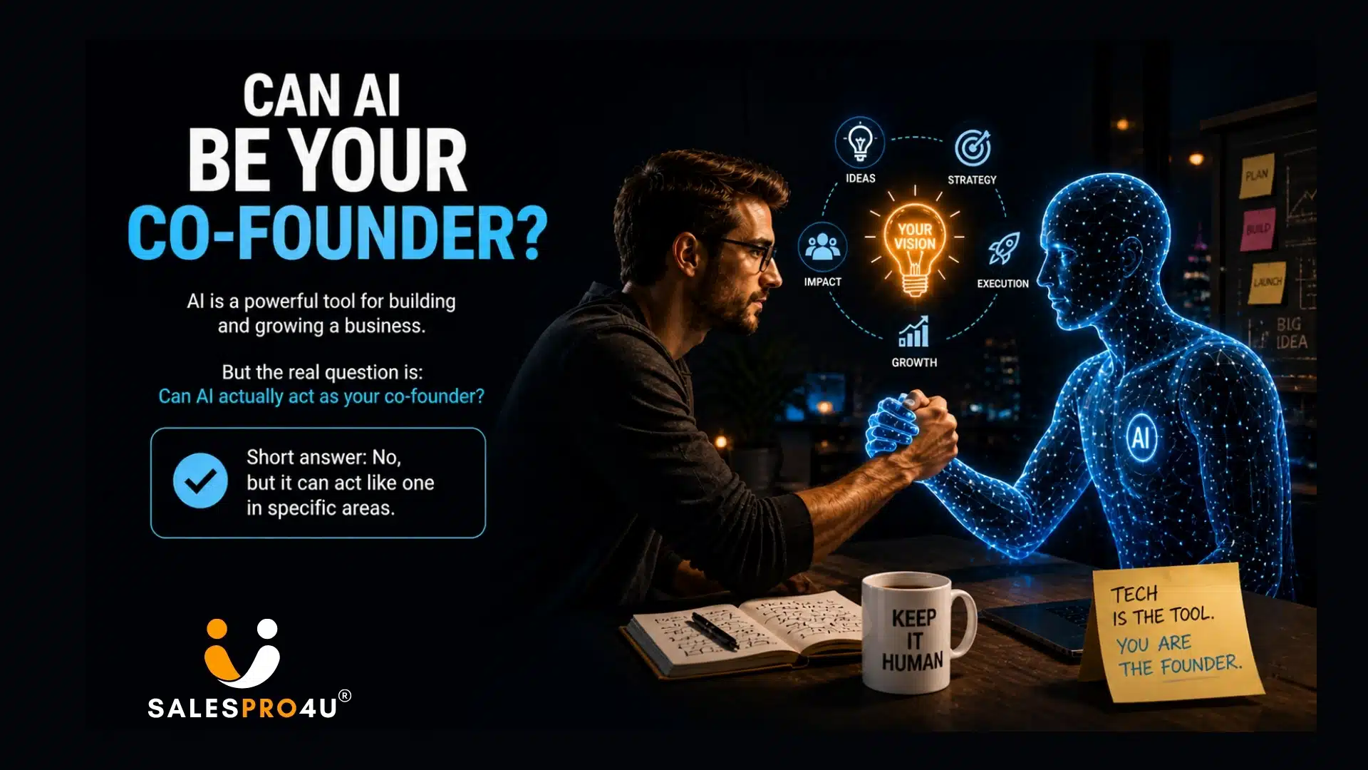 Personalvermittlung und Headhunting - SalesPro4U 7 KI dein Mitgründer
